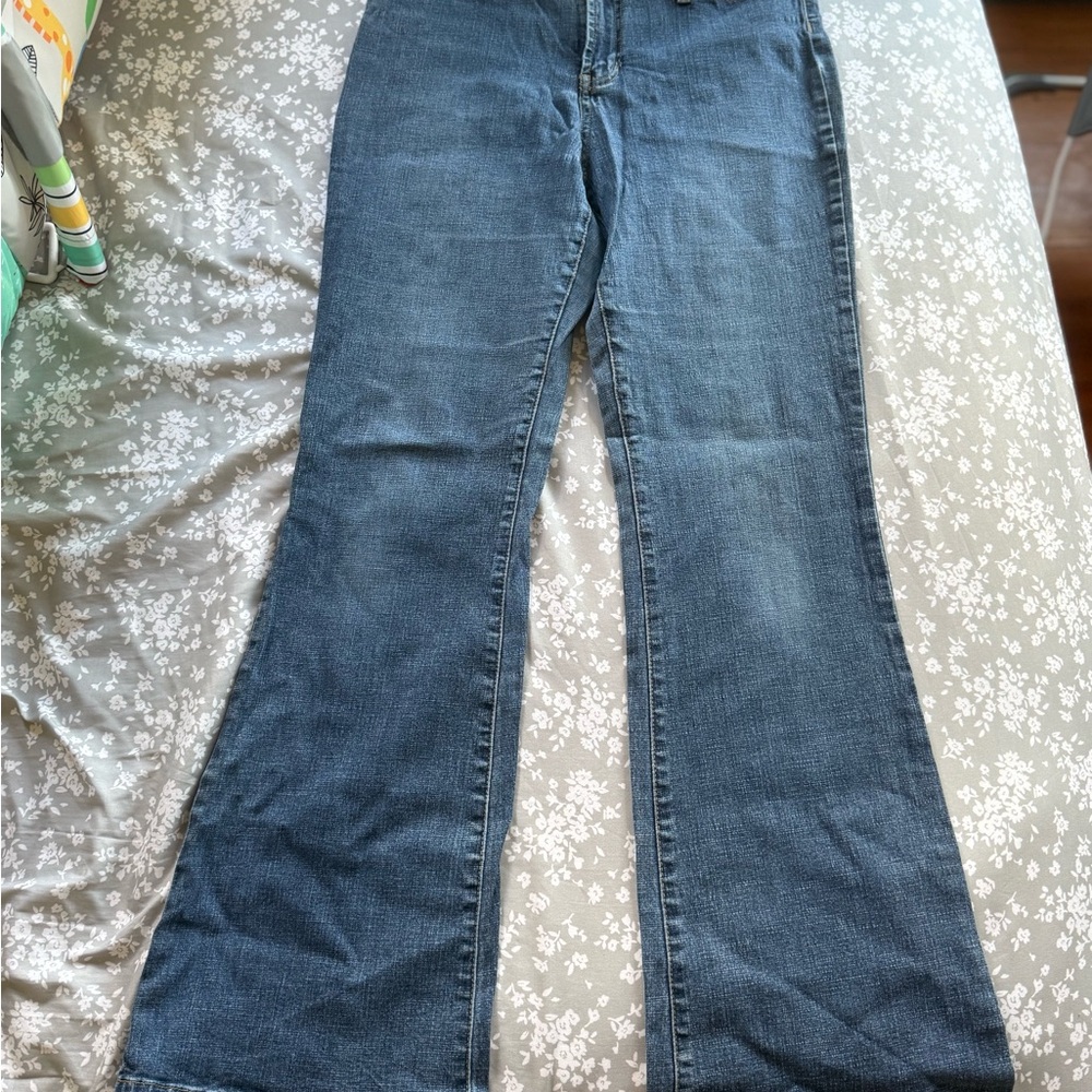Tommy Hilfiger Blue Flare Wide Leg Jeans